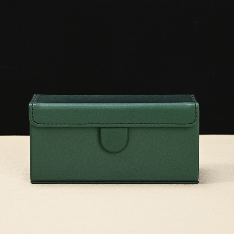 FANXI H176 Packaging Multiple Luxury Ring Display Box Wedding Bulk Custom Logo Green Jewelry Ring Storage Boxes