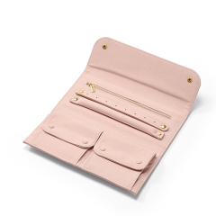 FANXI D063 Travel Jewelry Storage Bag Jewelry roll Microfiber Jewellery Pouch Jewelry Organizer