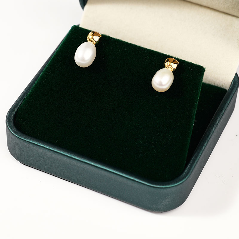 Luxury Earring Ear Stud Velvet Gift Box Custom Logo Wholesale Jewelry Packaging Box