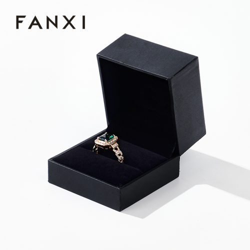 Ring Box Paper Jewelry Packing Box for Fine Jewelry Rings Velvet Box