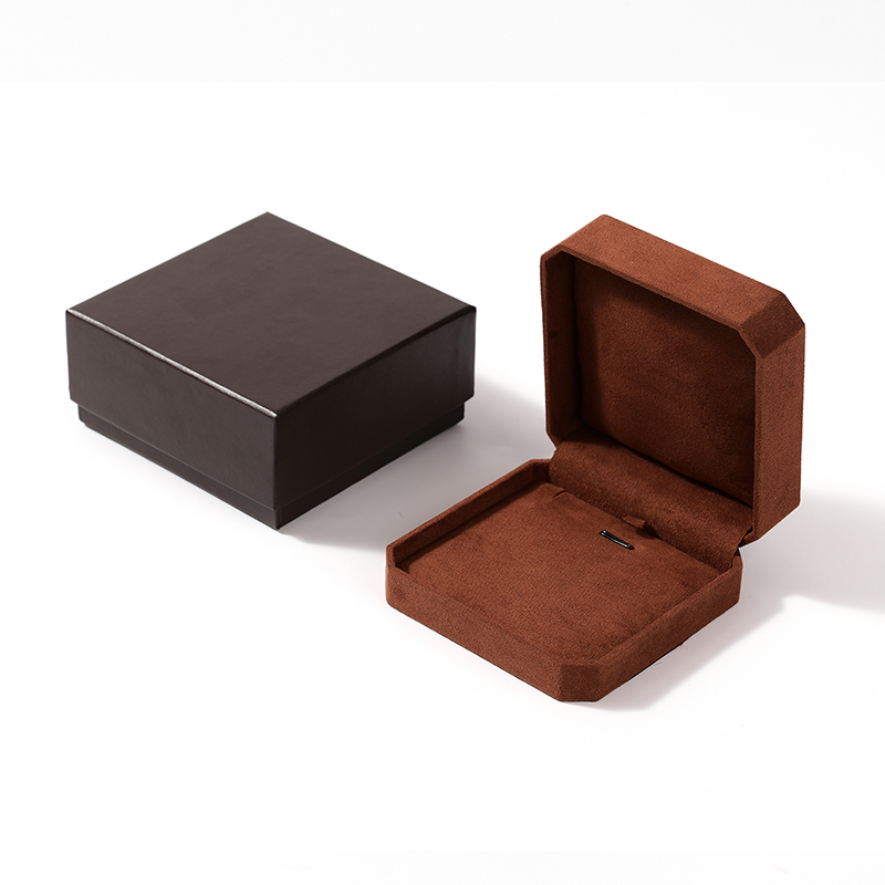 Jewelry Packaging Box Suede Necklace Jewelry Box Packaging Luxury Custom Gift Luxury Jewelry Boxes
