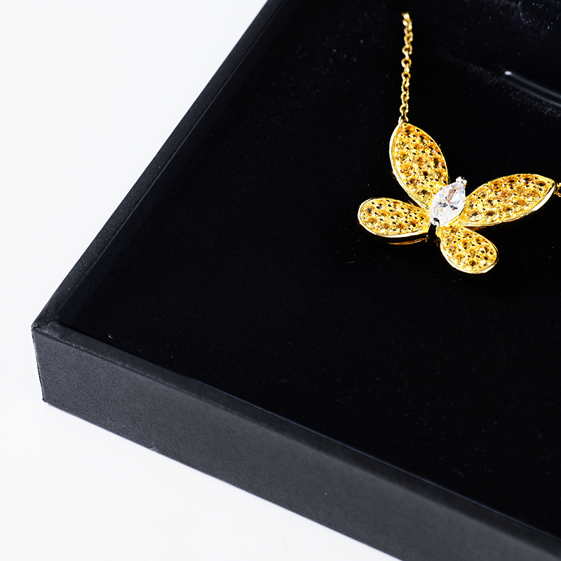 Custom Luxury Velvet Necklace Box Paper Jewelry Packing Box Jewelry Organizer Storage Gift Boxes