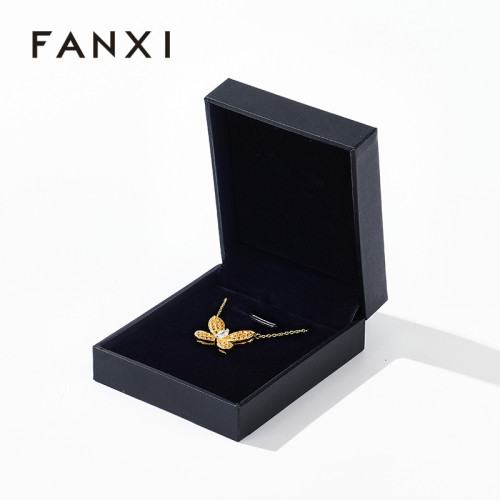 Custom Luxury Velvet Necklace Box Paper Jewelry Packing Box Jewelry Organizer Storage Gift Boxes