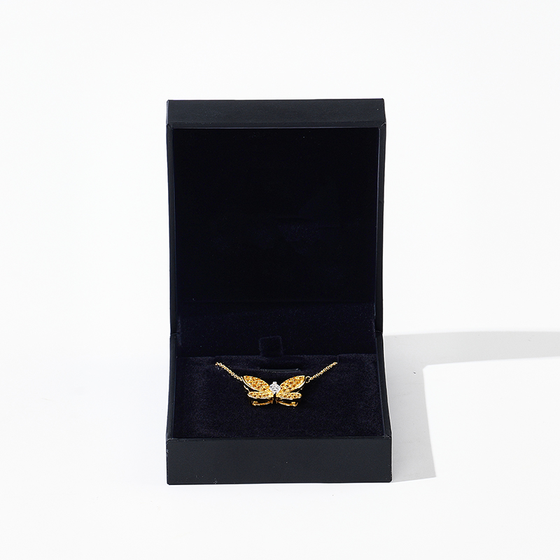 Custom Luxury Velvet Necklace Box Paper Jewelry Packing Box Jewelry Organizer Storage Gift Boxes