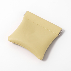Custom Emboss Printed Pu Leather Squeeze Storage Bag Luxury Waterproof Jewelry Packing Leather Pouch