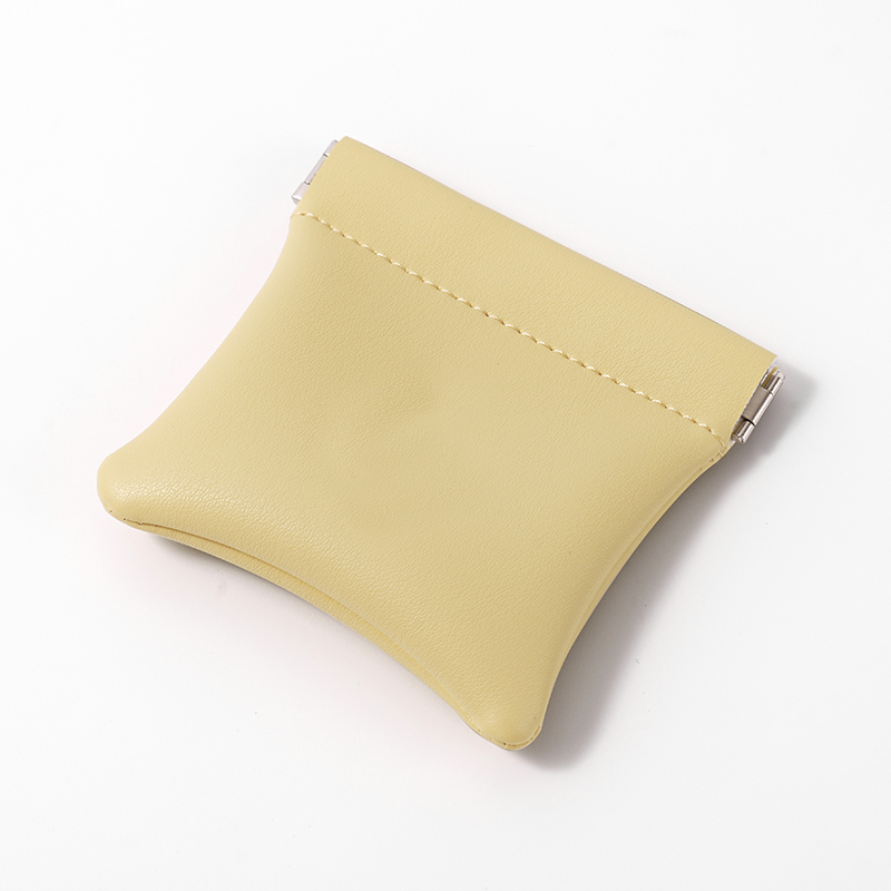 Custom Emboss Printed Pu Leather Squeeze Storage Bag Luxury Waterproof Jewelry Packing Leather Pouch