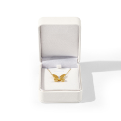 Wholesale Custom Logo Necklace Gift Packing Velvet Jewelry Boxes