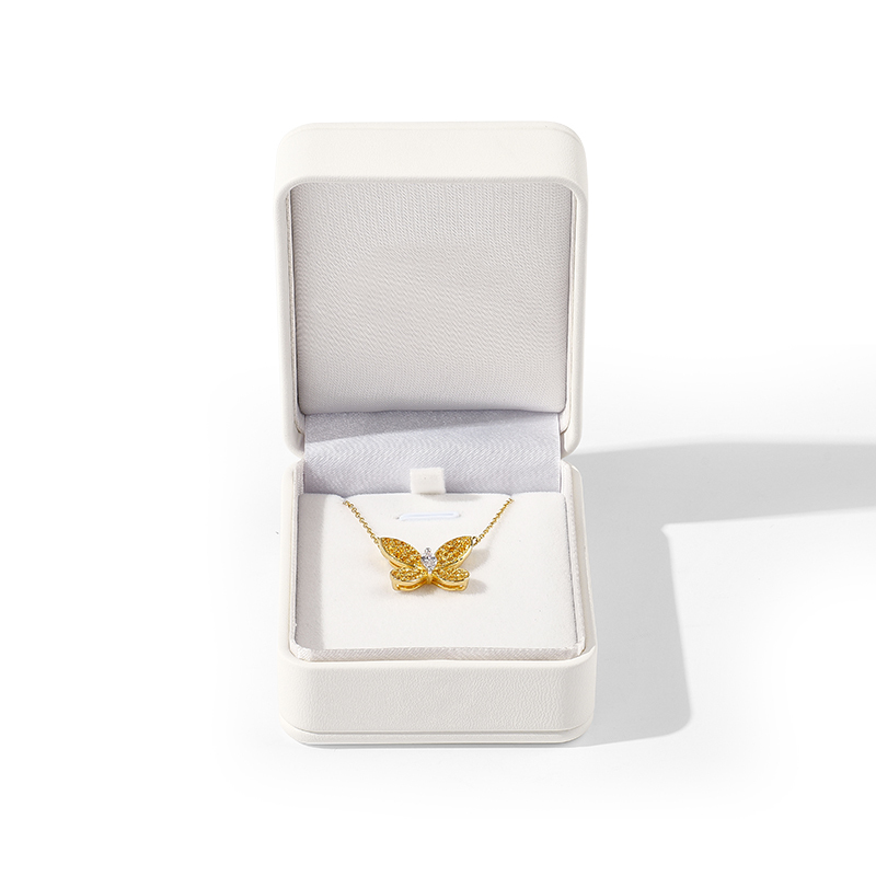 Wholesale Custom Logo Necklace Gift Packing Velvet Jewelry Boxes
