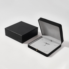 Microfiber Large Jewelry Set Box for Necklace Earring Ring Necklace Bracelet Wedding Jewelry Storage Box Packing