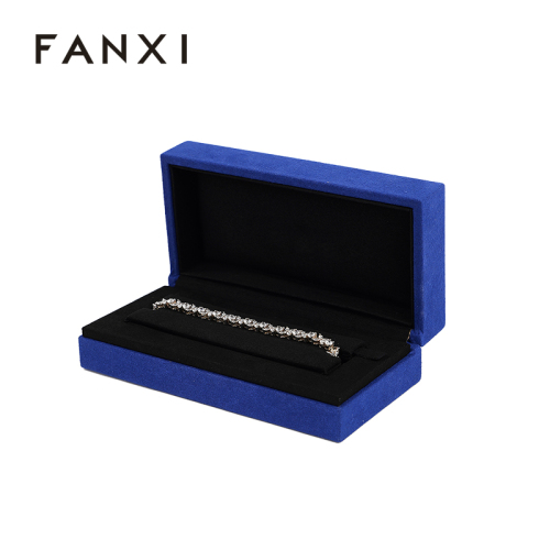 Custom Necklace Packaging Bracelet Box Long Chain Jewelry Box with Outer Gift Box