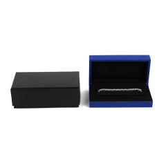 Custom Necklace Packaging Bracelet Box Long Chain Jewelry Box with Outer Gift Box