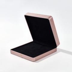 Customized Logo Microfiber Jewellery Box Gift Jewelry Packaging Box Ring Pendant Bracelet Necklace Jewelry Box