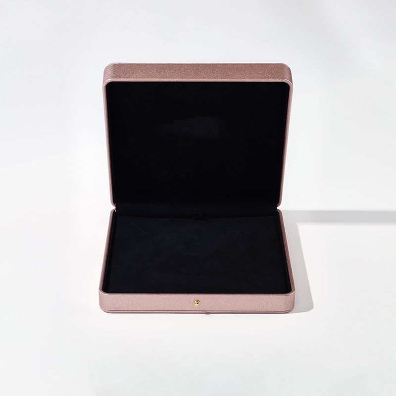 Customized Logo Microfiber Jewellery Box Gift Jewelry Packaging Box Ring Pendant Bracelet Necklace Jewelry Box