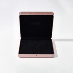 Customized Logo Microfiber Jewellery Box Gift Jewelry Packaging Box Ring Pendant Bracelet Necklace Jewelry Box