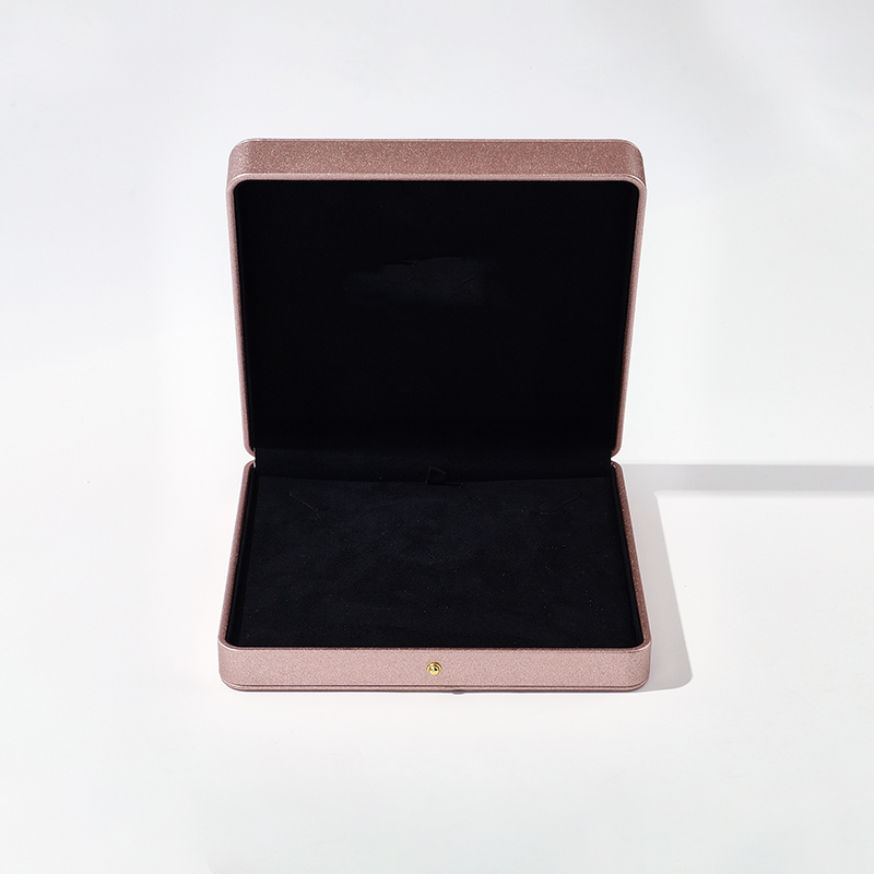 Customized Logo Microfiber Jewellery Box Gift Jewelry Packaging Box Ring Pendant Bracelet Necklace Jewelry Box