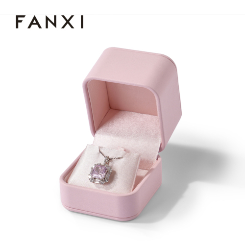PU Leather Jewellery Box Gift Jewellery Wedding Ring Box Silky Necklace Box