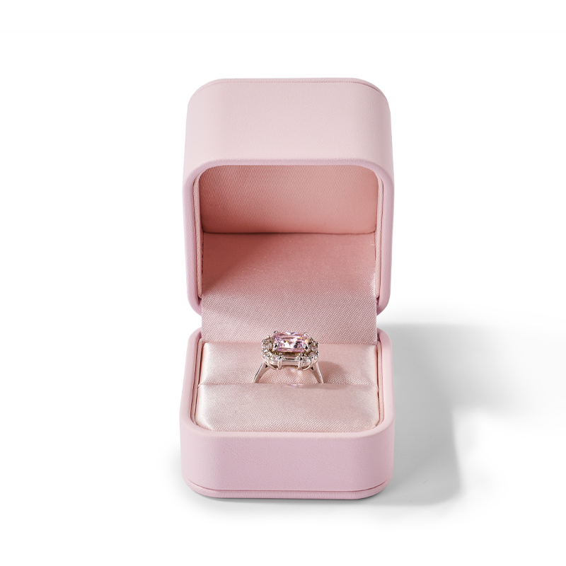 PU Leather Jewellery Box Gift Jewellery Wedding Ring Box Silky Necklace Box