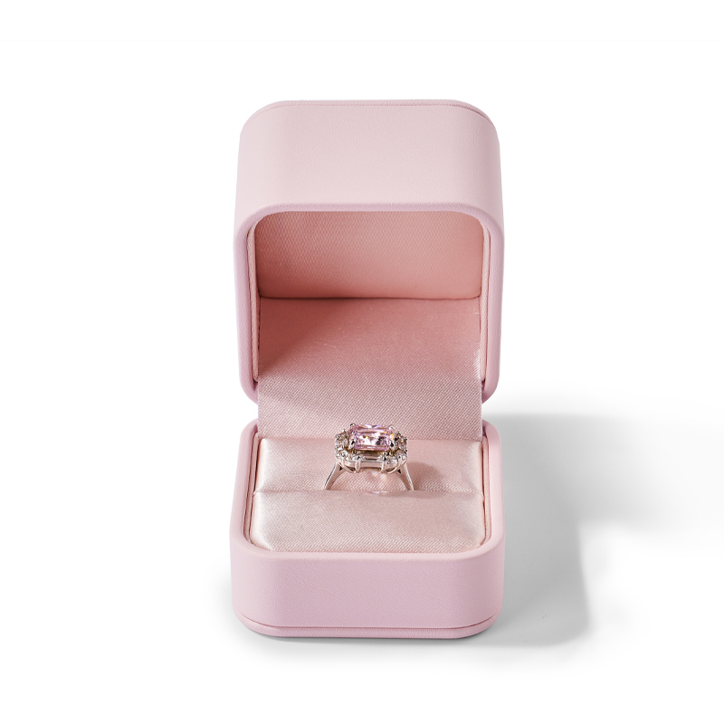 PU Leather Jewellery Box Gift Jewellery Wedding Ring Box Silky Necklace Box