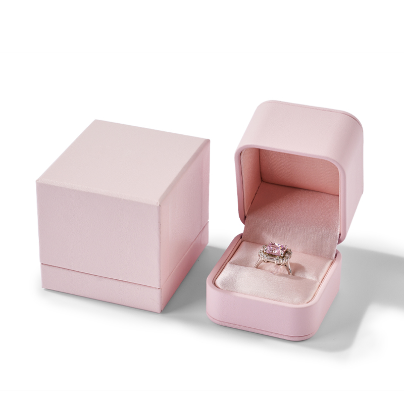 PU Leather Jewellery Box Gift Jewellery Wedding Ring Box Silky Necklace Box