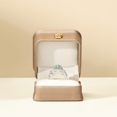 H169 Jewelry Box Custom Logo Wholesale Pu Leather Packaging Box Velvet Ring Necklace Bracelet Jewellery Box
