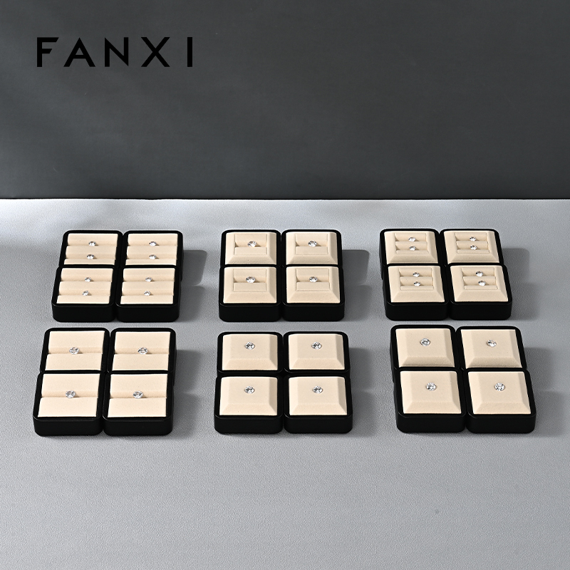 P211 Unique Custom Earrings Metal Display showcase Tray Microfiber Jewelry Organizer Jewelry Tray Display