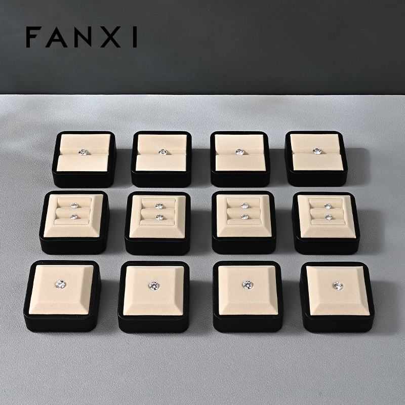 P211 Unique Custom Earrings Metal Display showcase Tray Microfiber Jewelry Organizer Jewelry Tray Display
