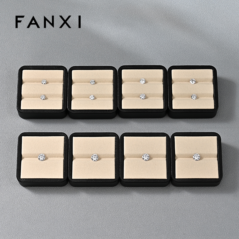P211 Unique Custom Earrings Metal Display showcase Tray Microfiber Jewelry Organizer Jewelry Tray Display