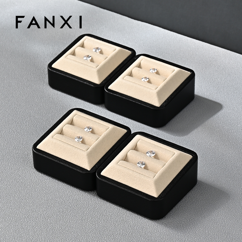 P211 Unique Custom Earrings Metal Display showcase Tray Microfiber Jewelry Organizer Jewelry Tray Display
