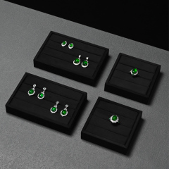 P186 Jewelry Organizers Trays Luxury Custom Jewellery Display Tray Case Box Velvet Jewellery Tray