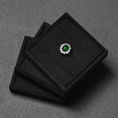 P186 Jewelry Organizers Trays Luxury Custom Jewellery Display Tray Case Box Velvet Jewellery Tray