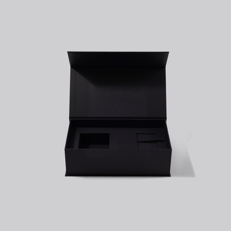 Customized Magnetic Flip Cardboard Boxes Magnet Closure Gift Gift Box