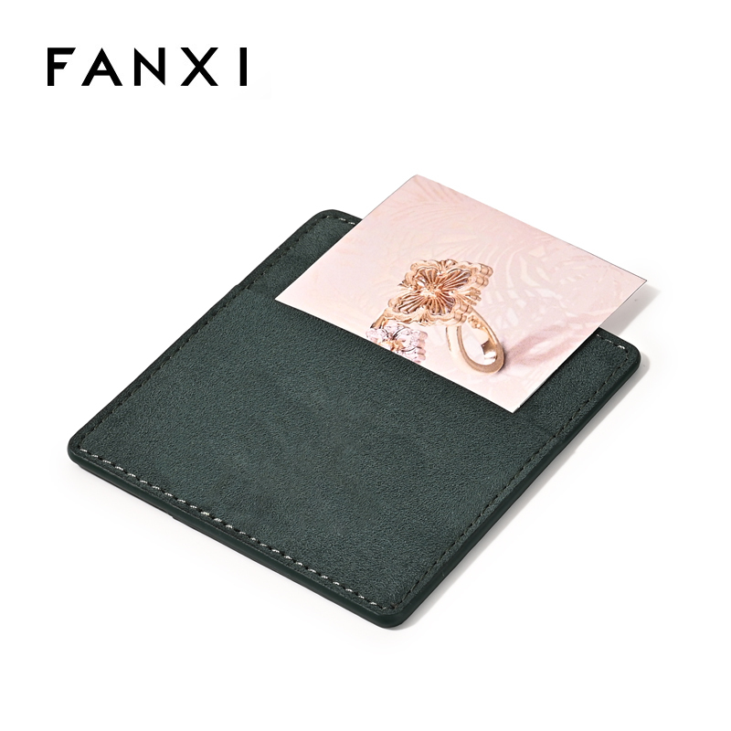 Custom Suede Jewelry Bag Jewelry Pouch Necklace Packaging Bag with Logo