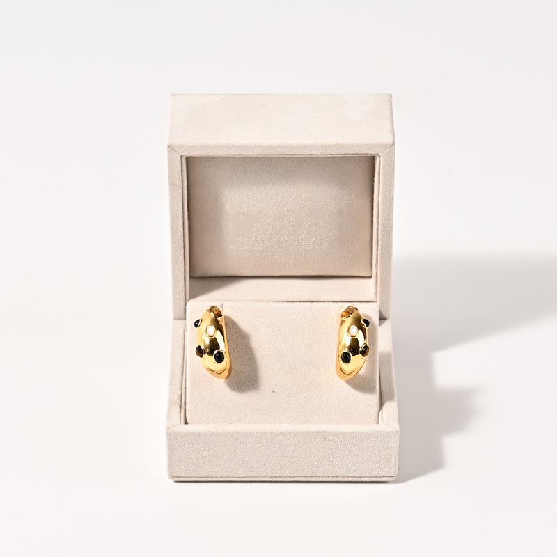 High End Jewelry Box Custom Logo Ring Box Wedding Earring Bracelet Necklace Suede Jewelry Box Packaging Luxury