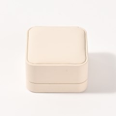 Custom Luxury PU Leather Engagement Ring Box Ring Jewelry Box Rings Package