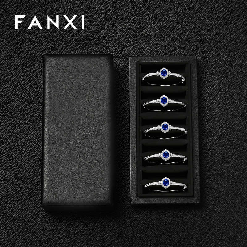 H185 Wholesale Custom Logo Luxury Velvet Gift Jewelry Packaging Box for Bracelet Storage Box