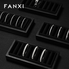 H185 Wholesale Custom Logo Luxury Velvet Gift Jewelry Packaging Box for Bracelet Storage Box