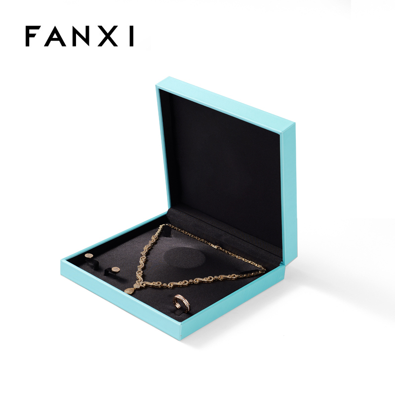 Wholesale Luxury Leather Big Jewellery Set Box Packaging Box