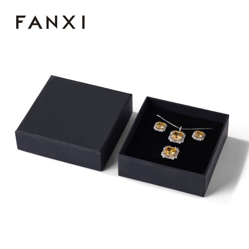 Custom High Quality Necklace Bracelet Ring Earrings Boxes Wholesale Packing Jewelry Gift Boxes