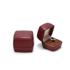Ring Earring Necklace Bracelet Jewellery Boxes Customize Leather Jewelry Packaging Box with Logo