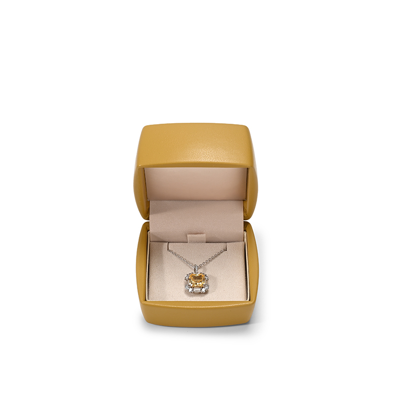 Ring Earring Necklace Bracelet Jewellery Boxes Customize Leather Jewelry Packaging Box with Logo