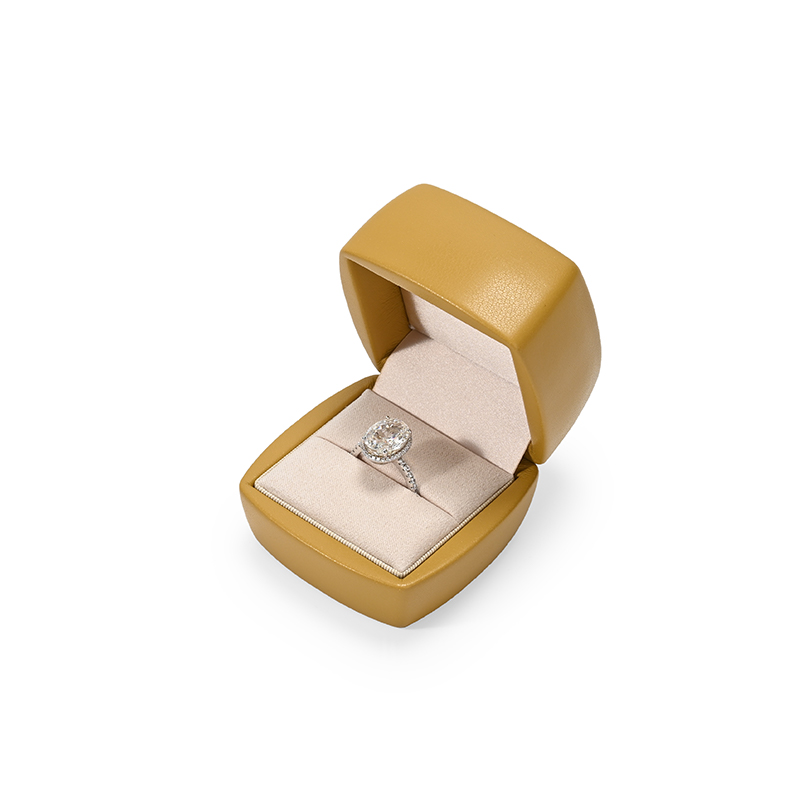 Ring Earring Necklace Bracelet Jewellery Boxes Customize Leather Jewelry Packaging Box with Logo
