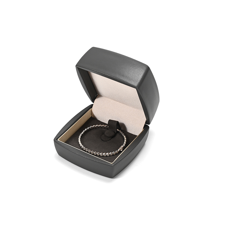 Ring Earring Necklace Bracelet Jewellery Boxes Customize Leather Jewelry Packaging Box with Logo