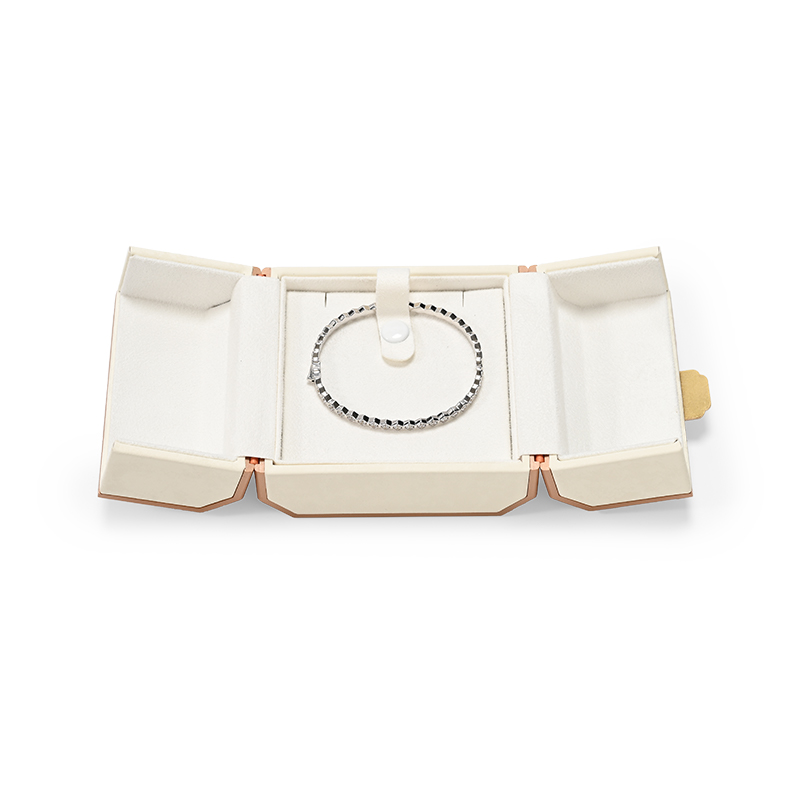 Wholesale Multiple Color Microfiber Necklace Double Open Customizes Jewellery Box Display Diamond Earrings Packaging Boxes