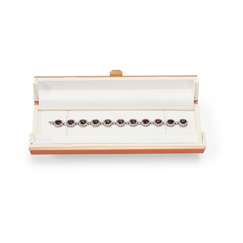Wholesale Multiple Color Microfiber Necklace Double Open Customizes Jewellery Box Display Diamond Earrings Packaging Boxes