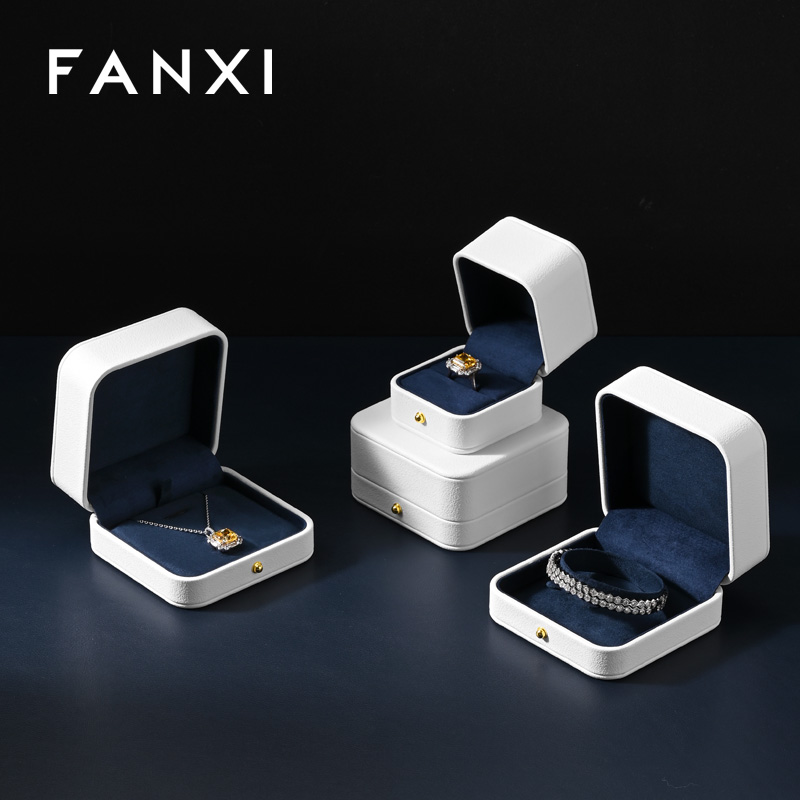 H197 Luxury Jewelry Packing Box Bracelet Box Custom Logo Necklace Ring Jewelry Box