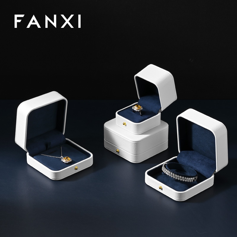 H197 Luxury Jewelry Packing Box Bracelet Box Custom Logo Necklace Ring Jewelry Box