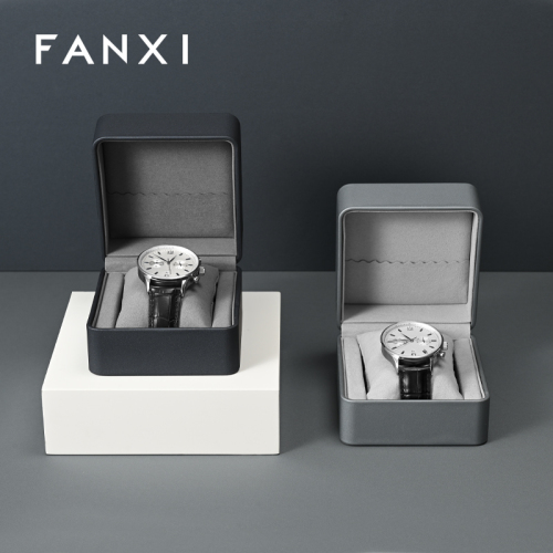 H191 Luxury Watch Box Storage Leather Display Gift Single Square Case