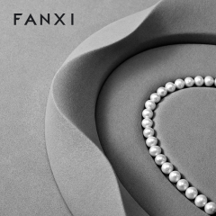 P221 Jewelry Plates Multi-shape Jewelry Tray Microfiber Jewelry Necklace Pendant Display Trays