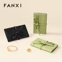 D074 Travel Jewelry Storage Bag Jewelry Pouch Luxury Rings Necklaces Earringfs Bag
