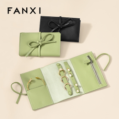D074 Travel Jewelry Storage Bag Jewelry Pouch Luxury Rings Necklaces Earringfs Bag